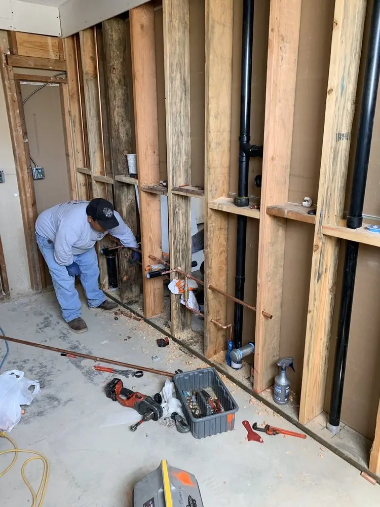 Commercial rough-in plumbing for Gas Line Repair in Taos